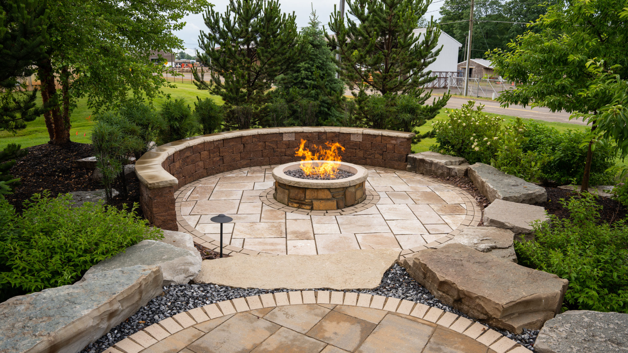 View hardscaping project in New Providence